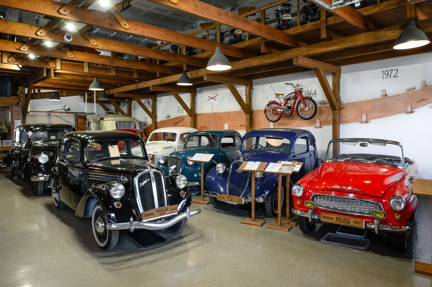 Historická expozice REINCARS s veterány Škoda